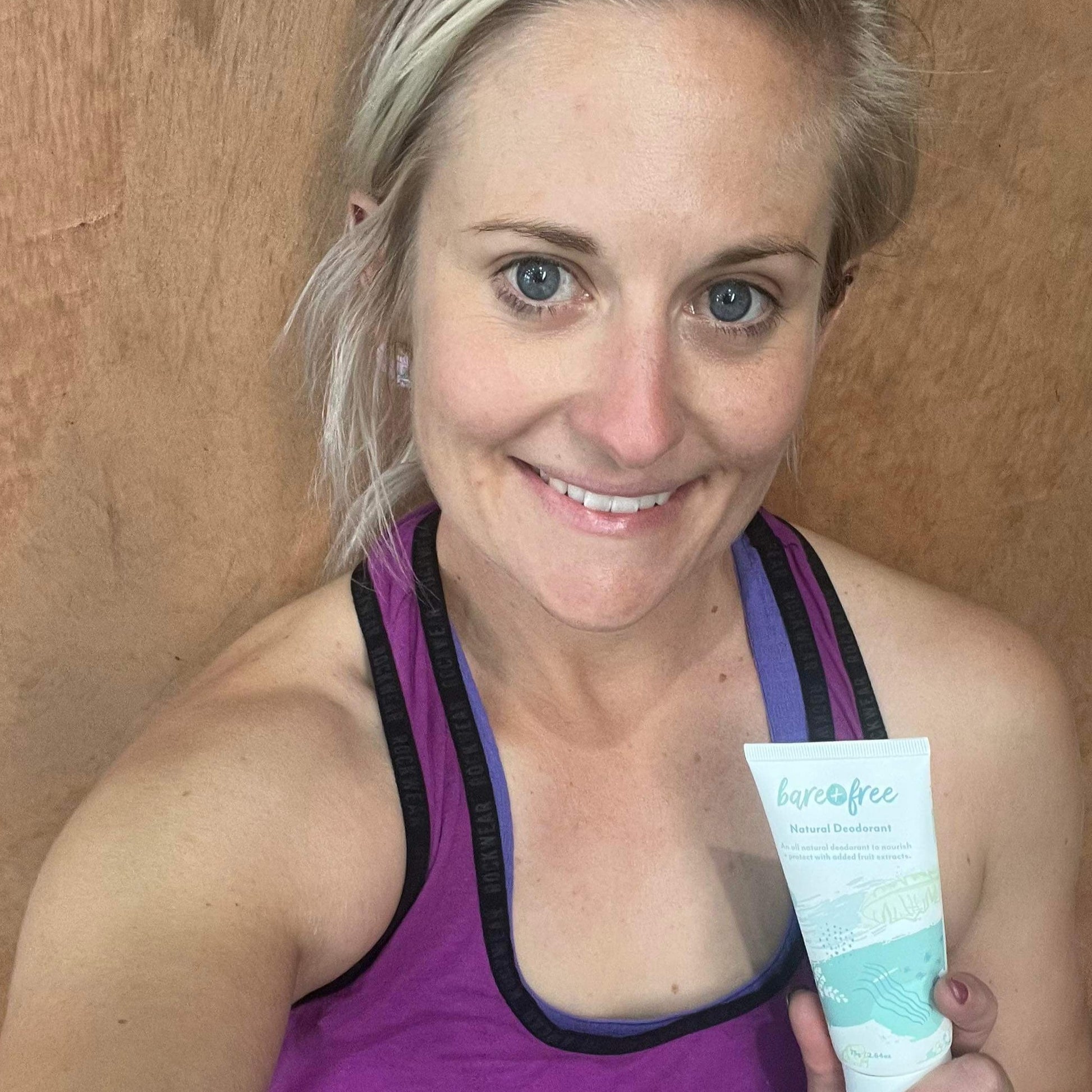 Effective Natural deodorant tubes in Original scent by Bare + Free Australia