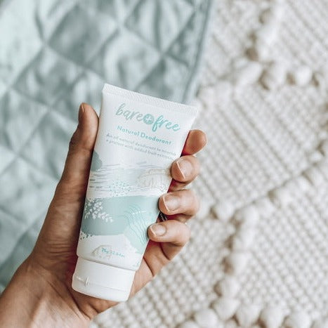 Effective Natural deodorant tubes in Original scent by Bare + Free Australia