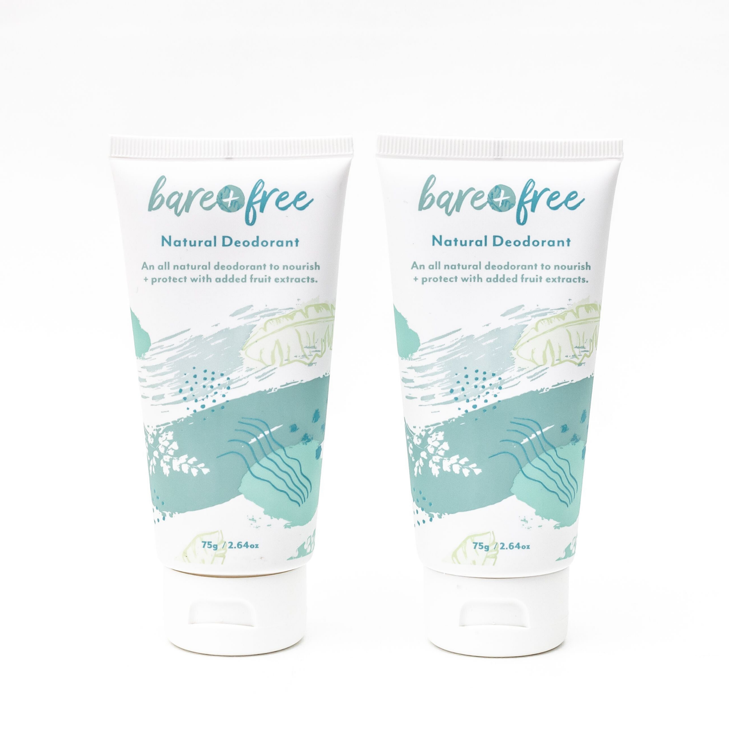 Effective Natural deodorant tubes in Original scent by Bare + Free Australia