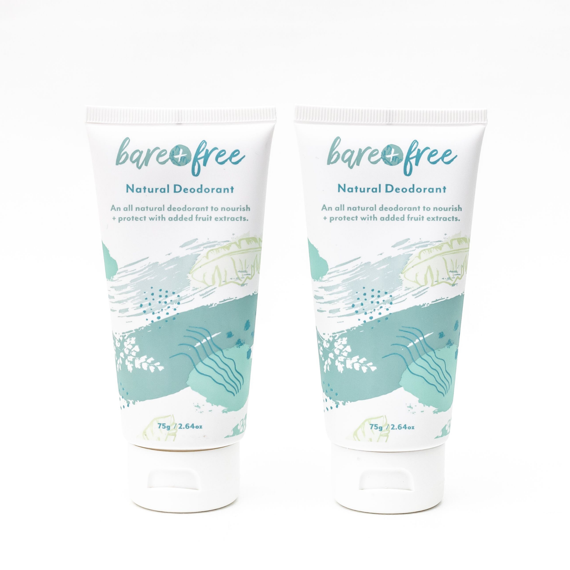 Effective Natural deodorant tubes in Original scent by Bare + Free Australia