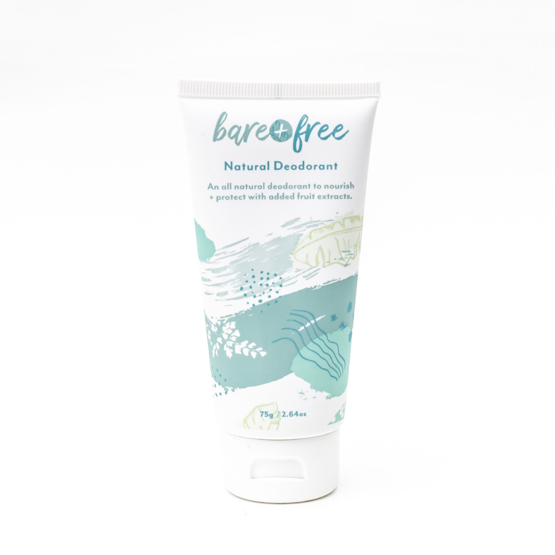 Effective Natural deodorant tubes in Original scent by Bare + Free Australia
