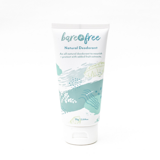 Effective Natural deodorant tubes in Original scent by Bare + Free Australia